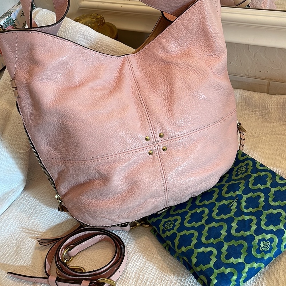 orYANY - Aquarius leather zipper tote -EUC - Picture 3 of 16